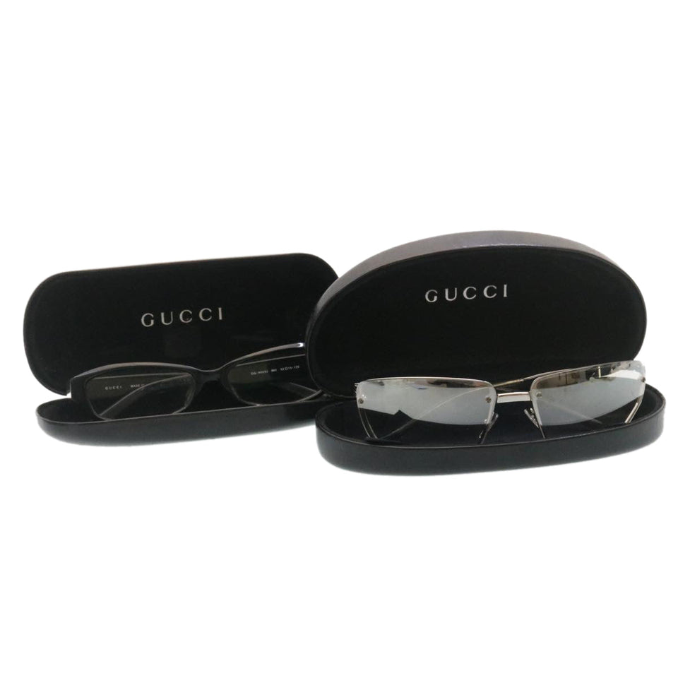 Gucci Glasses Metal Platstick 2Set Black Silver ar6420