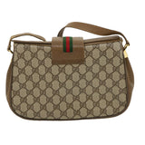Gucci Web Sherry Line GG Canvas Shoulder Bag Beige Red Green ar6721