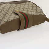 Gucci Web Sherry Line GG Canvas Shoulder Bag Beige Red Green ar6721