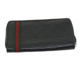 Gucci GG Canvas Long Wallet Leather 5Set Beige Red black ar6787