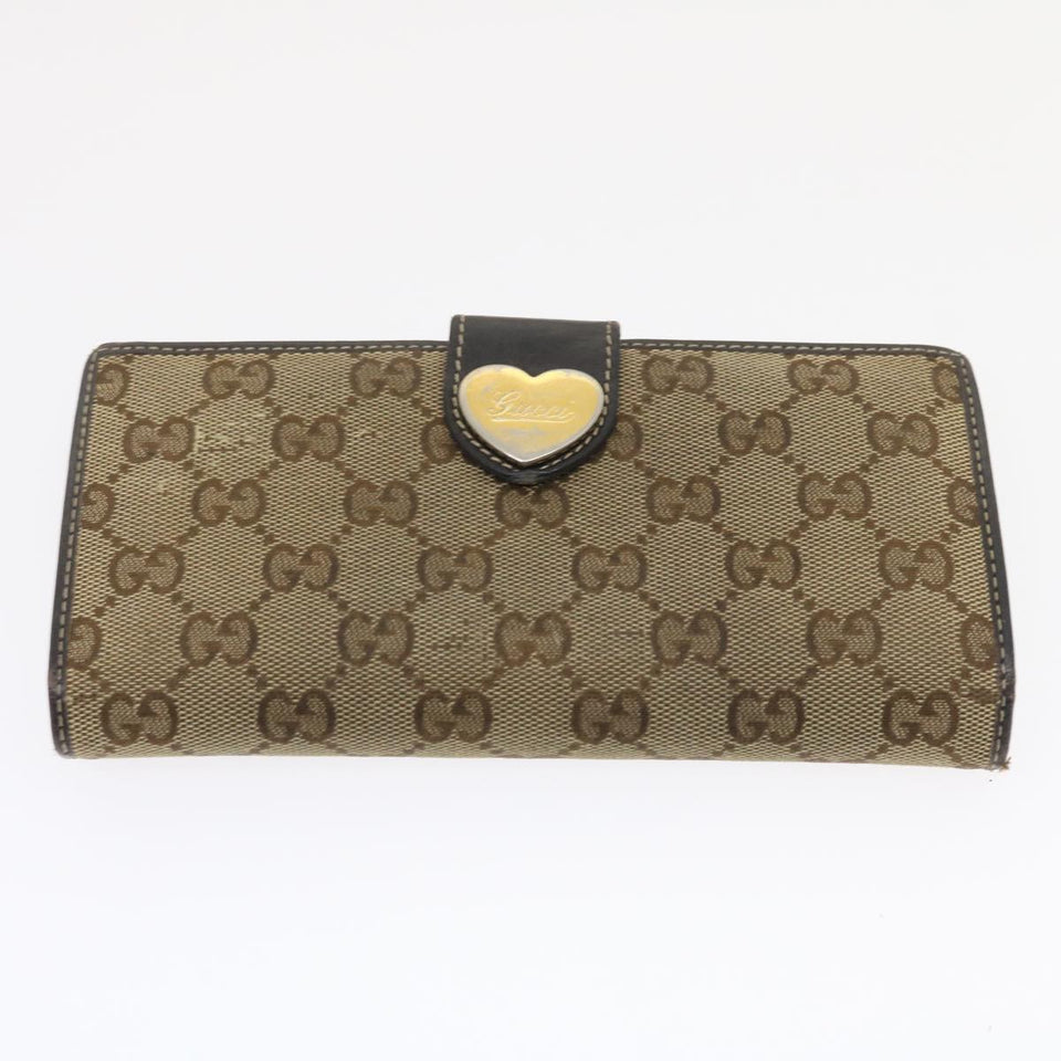 Gucci GG Canvas Long Wallet Leather 5Set Beige Red black ar6787