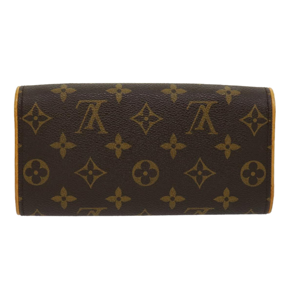 Louis Vuitton Monogram Pochette Twin PM Shoulder Bag LV Auth ar7252