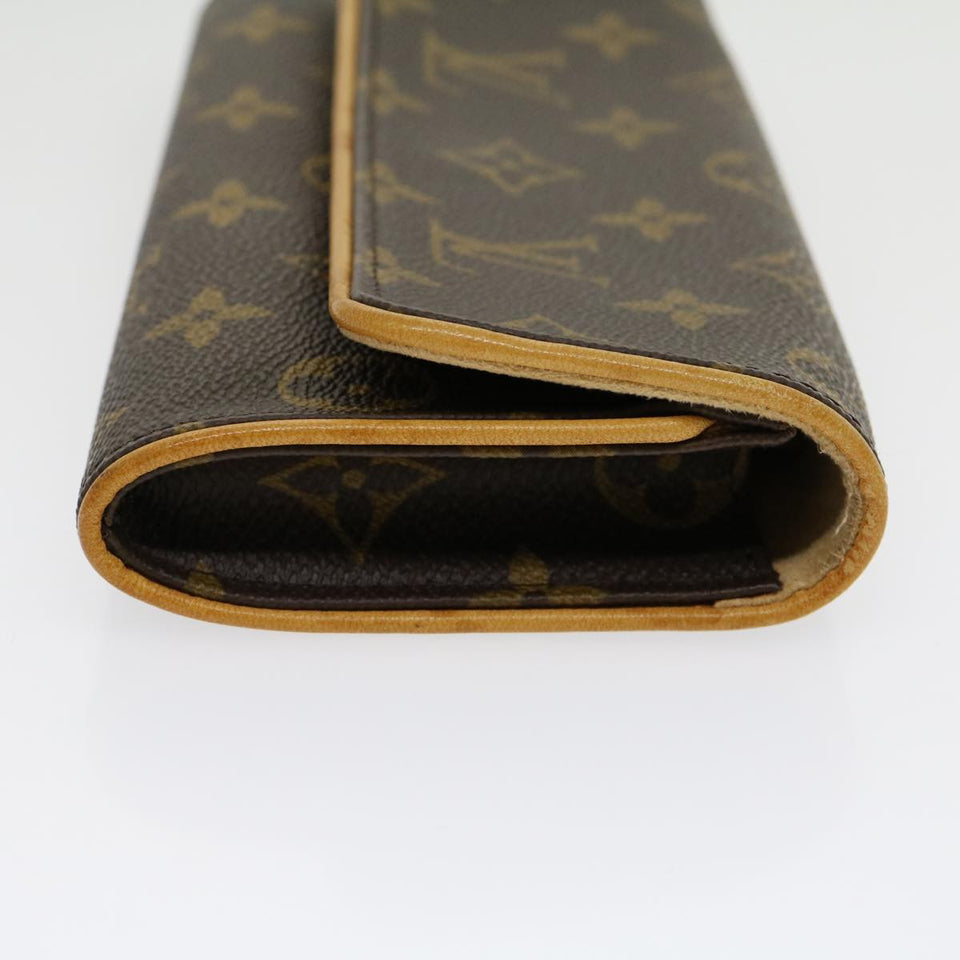 Louis Vuitton Monogram Pochette Twin PM Shoulder Bag LV Auth ar7252