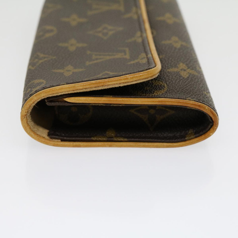 Louis Vuitton Monogram Pochette Twin PM Shoulder Bag LV Auth ar7252