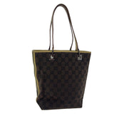 Gucci Sherry Line GG Canvas Tote Bag Khaki Beige ar7449