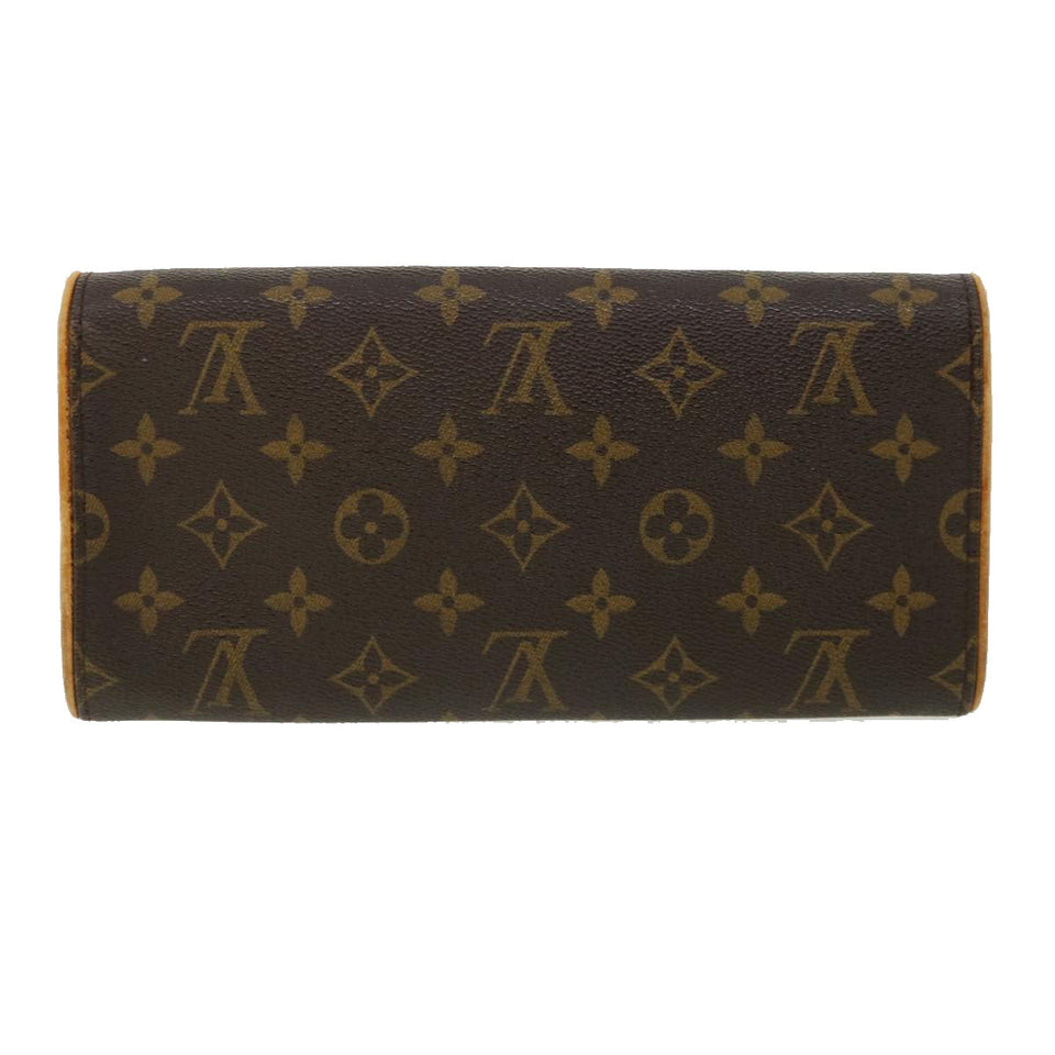 Louis Vuitton Monogram Pochette Twin GM Shoulder Bag LV Auth ar8030B