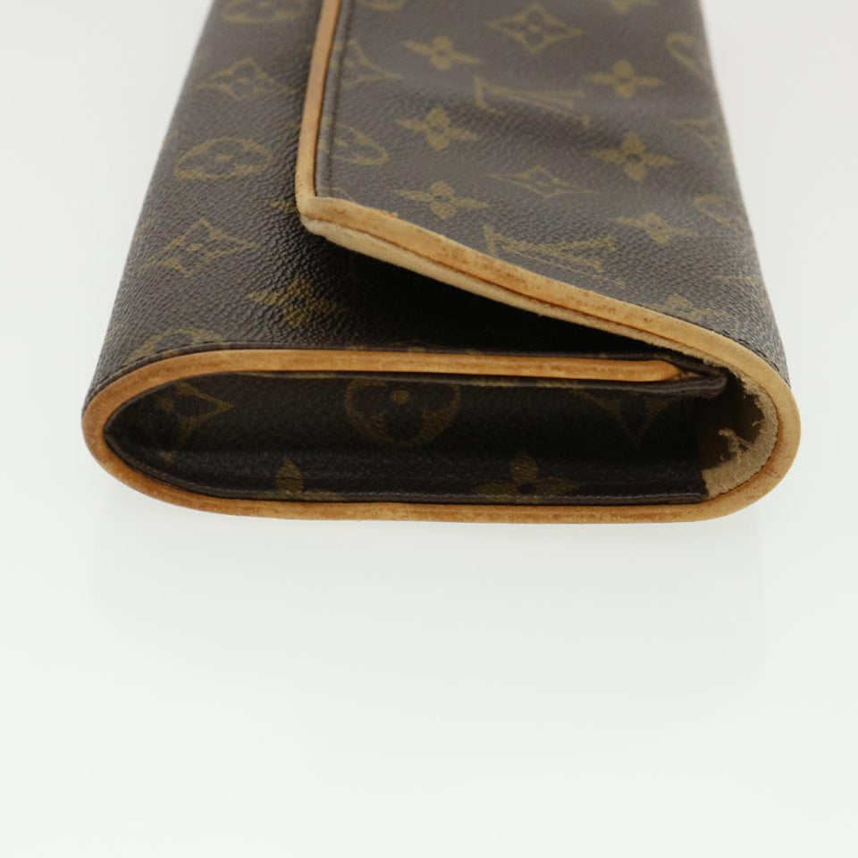 Louis Vuitton Monogram Pochette Twin GM Shoulder Bag LV Auth ar8030B