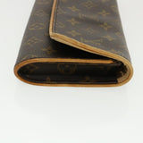 Louis Vuitton Monogram Pochette Twin GM Shoulder Bag LV Auth ar8030B