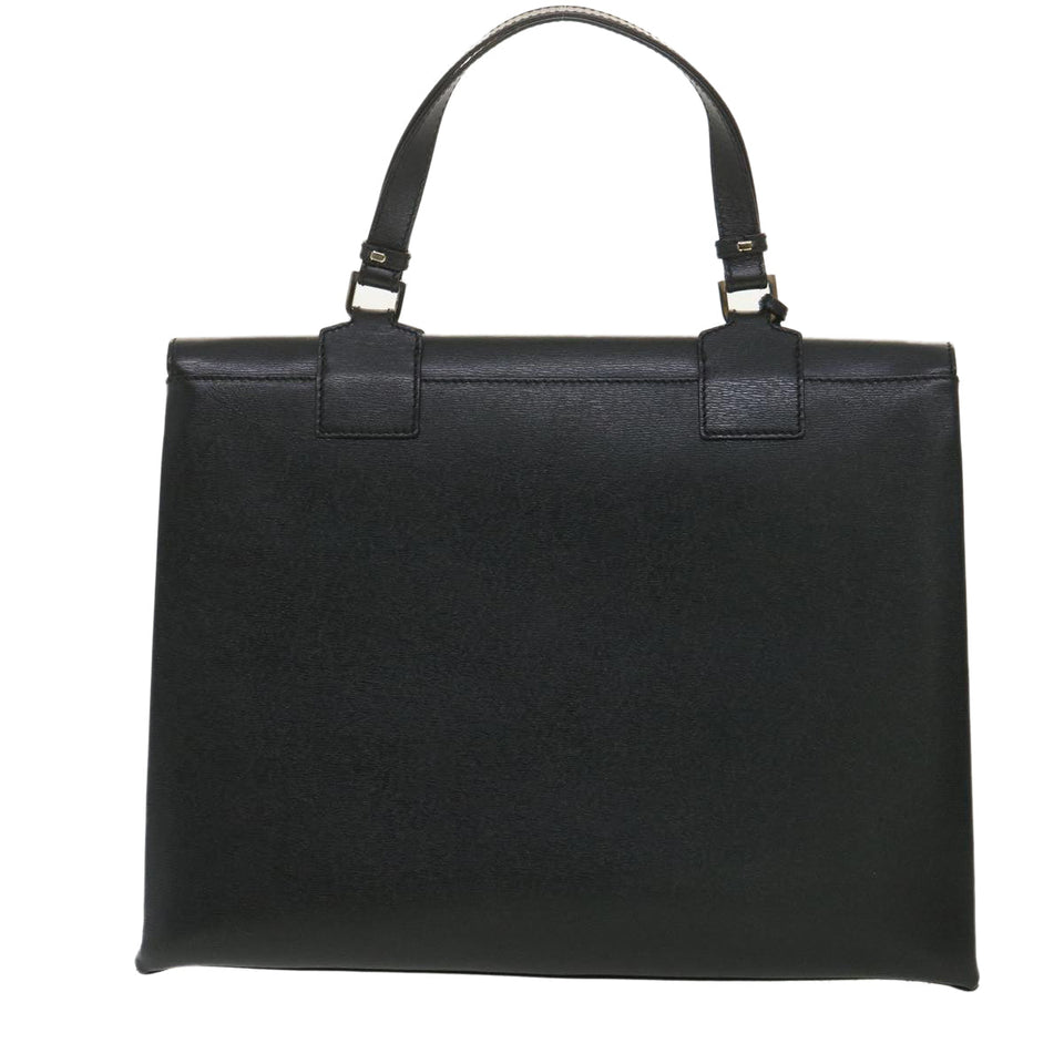 Gucci Briefcase Leather Black ar8370