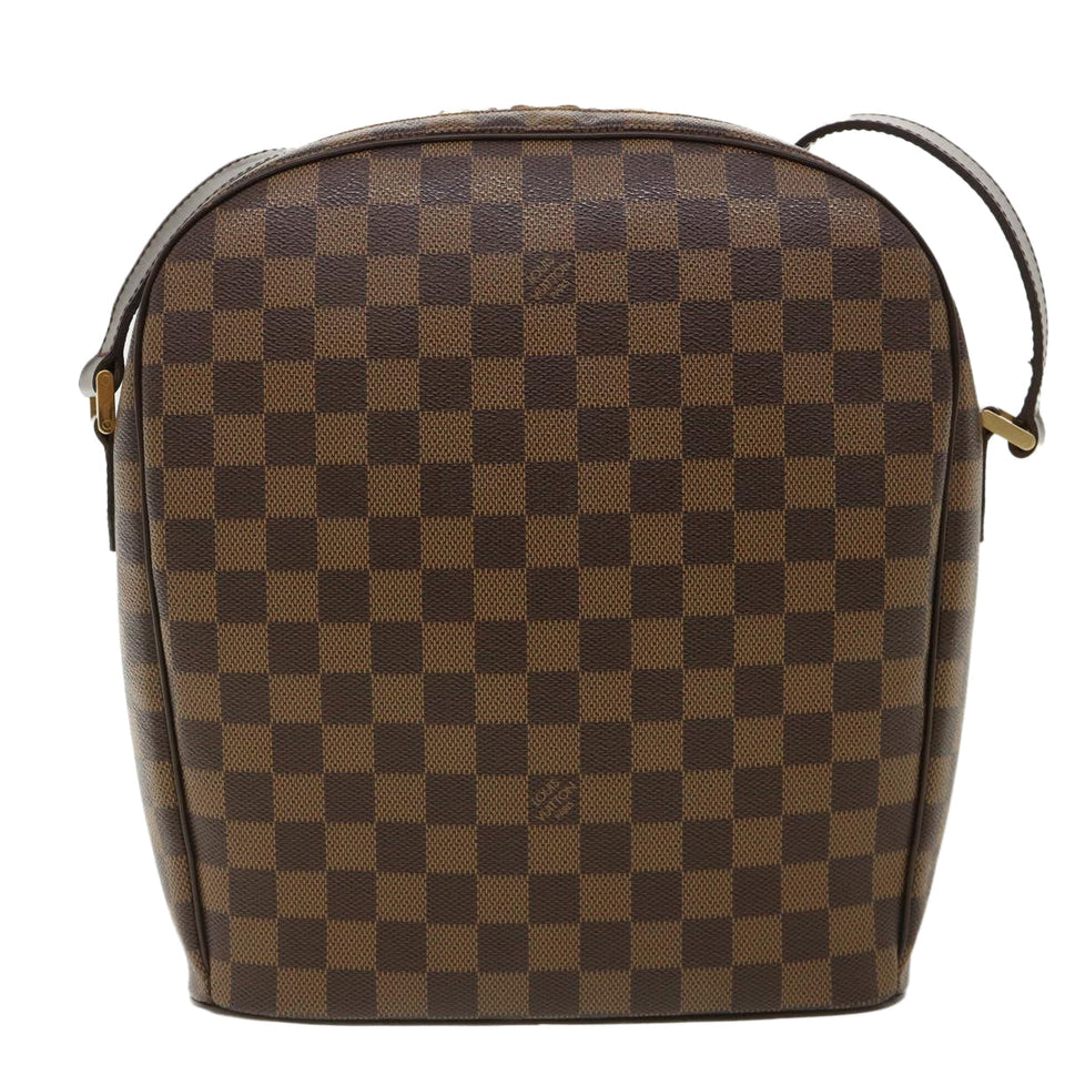Louis Vuitton Damier Ebene Ipanema GM Shoulder Bag LV Auth ar8642