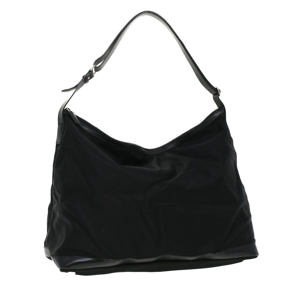 Gucci Shoulder Bag Canvas Black ar8657