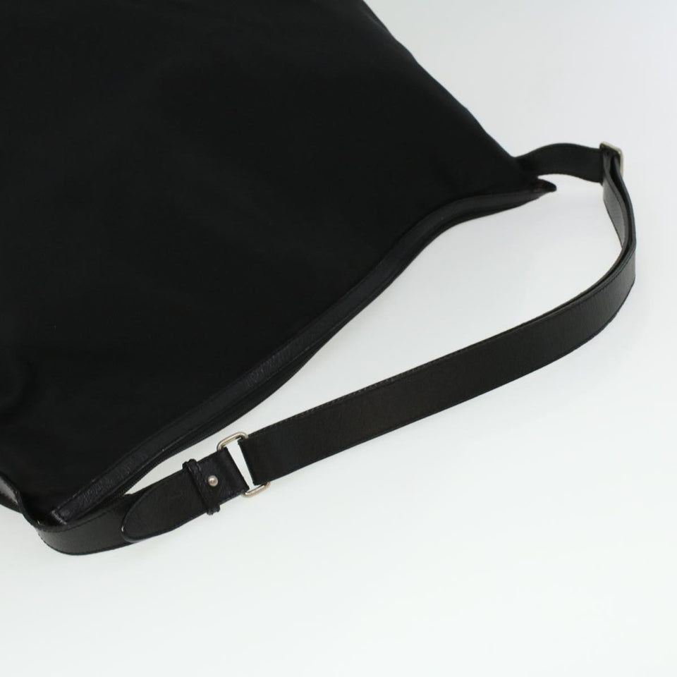 Gucci Shoulder Bag Canvas Black ar8657