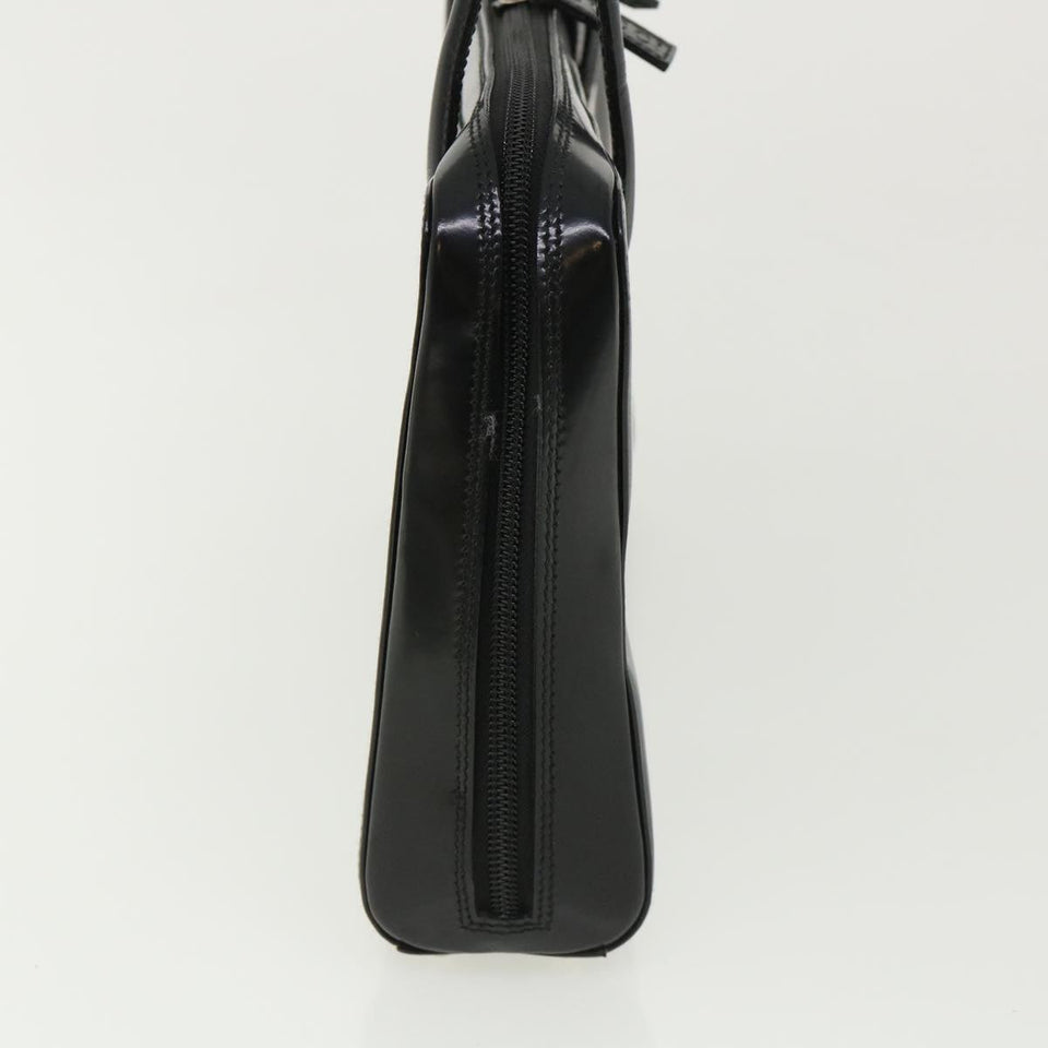 Gucci Shoulder Bag Patent Leather Black ar8722