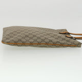 Gucci GG Canvas Hand Bag PVC Leather Beige Orange 117551 ar8725
