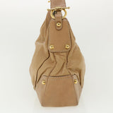 Gucci Shoulder Bag Leather Beige 211966 ar8735
