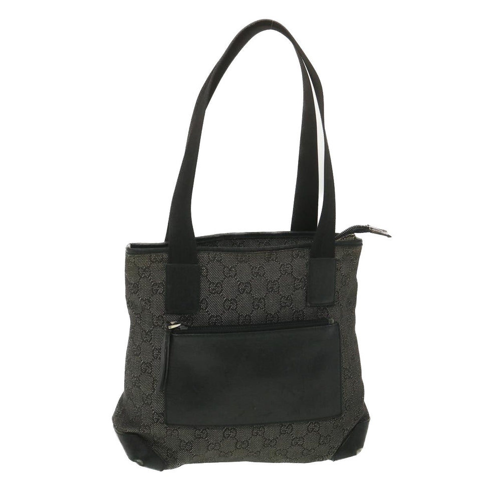 Gucci GG Canvas Tote Bag Black 28893 ar8950