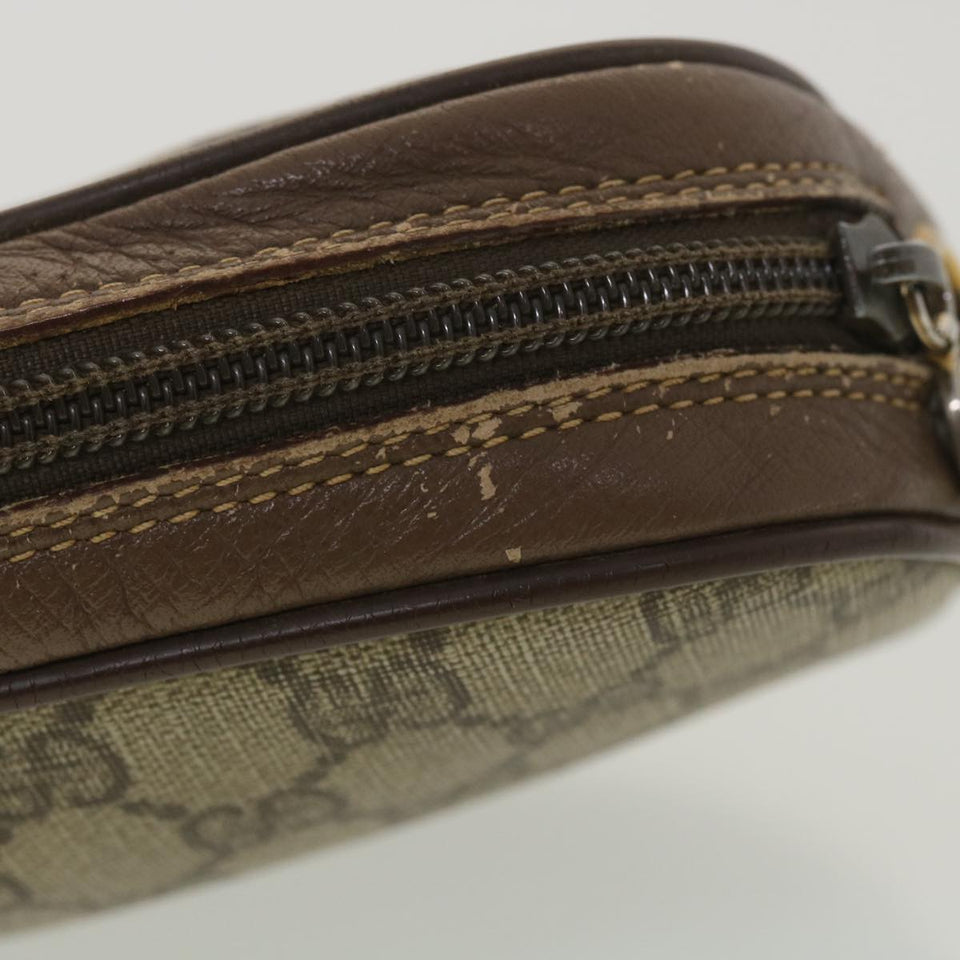 Gucci GG Canvas Web Sherry Line Shoulder Bag Beige Red 007.754.6112 ar9145