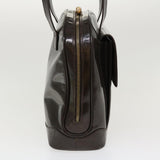 Gucci Bamboo Shoulder Bag Patent leather Brown 001.2214.1649 ar9167