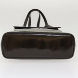Gucci Bamboo Shoulder Bag Patent leather Brown 001.2214.1649 ar9167
