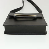 Gucci Shoulder Bag Leather Black ar9186