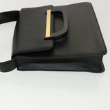 Gucci Shoulder Bag Leather Black ar9186