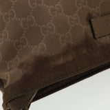 Gucci GG Canvas Shoulder Bag Brown 314529 ar9228
