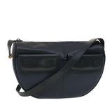 Gucci Micro GG Canvas Shoulder Bag PVC Leather Navy ar9247
