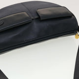 Gucci Micro GG Canvas Shoulder Bag PVC Leather Navy ar9247