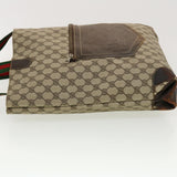 Gucci GG Canvas Web Sherry Line Tote Bag Beige Red Green ar9393