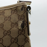 Gucci GG Canvas Shoulder Bag Beige 131326 ar9404