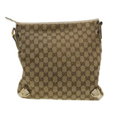 Gucci GG Canvas Shoulder Bag Beige 131326 ar9404