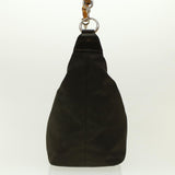 Gucci Bamboo Shoulder Bag Nylon Brown 0000531200047 ar9405