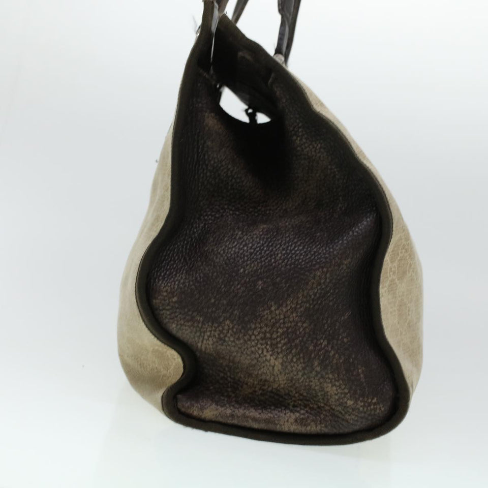 Gucci GG Canvas Tote Bag Beige 281400 ar9407