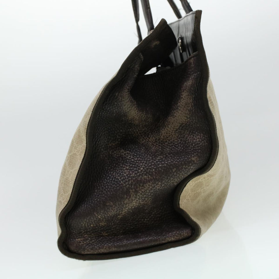 Gucci GG Canvas Tote Bag Beige 281400 ar9407