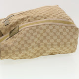 Gucci GG Canvas Sherry Line Tote Bag Beige Green Pink 189669 ar9408