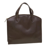 Gucci Hand Bag Leather Brown ar9546B