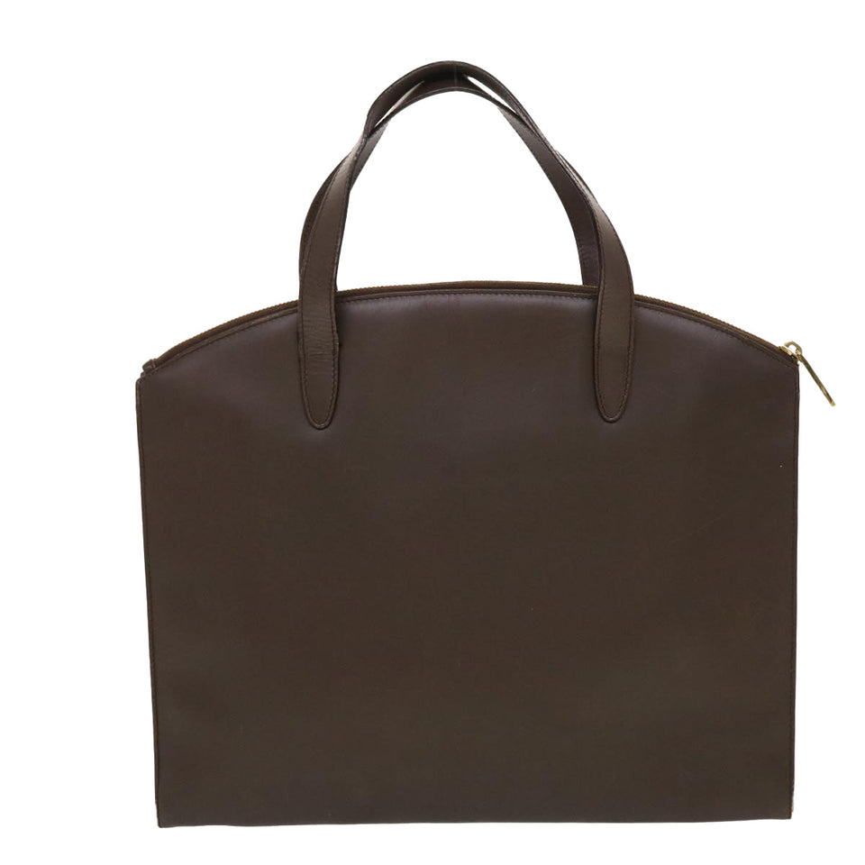 Gucci Hand Bag Leather Brown ar9546B