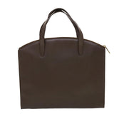 Gucci Hand Bag Leather Brown ar9546B
