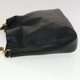 Gucci Bamboo Hand Bag Leather 2way Black 001.0166.1577 ar9614