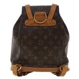 Louis Vuitton Monogram Montsouris MM Backpack LV Auth ar9905B