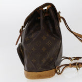 Louis Vuitton Monogram Montsouris MM Backpack LV Auth ar9905B