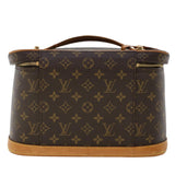 Louis Vuitton Monogram Nice Hand Bag 2way LV Auth ar9910B