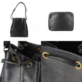 Louis Vuitton Petit Noe Epi Noir Black Shoulder Bag Purse