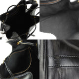 Louis Vuitton Petit Noe Epi Noir Black Shoulder Bag Purse