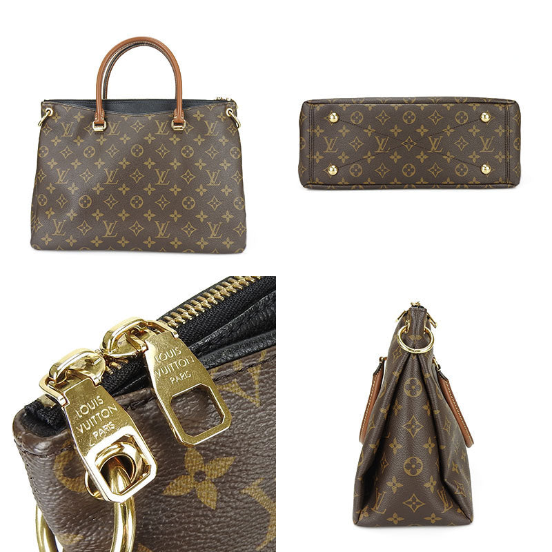 Louis Vuitton Pallas Monogram Noir 2Way Shoulder Handbag