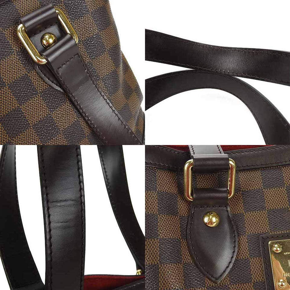 Louis Vuitton Hampstead PM Damier Tote Bag Shoulder Brown