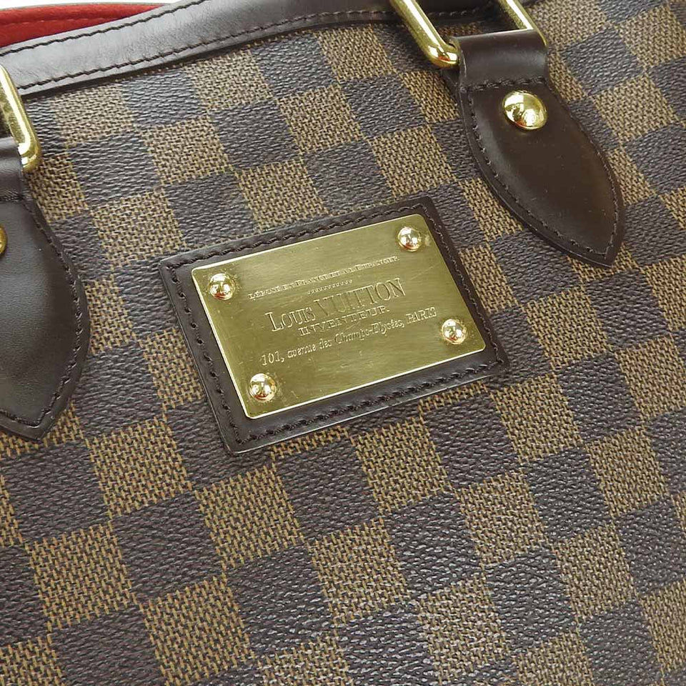 Louis Vuitton Hampstead PM Damier Tote Bag Shoulder Brown