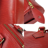 Louis Vuitton Handbag Speedy 25 Castilian Red Epi Leather