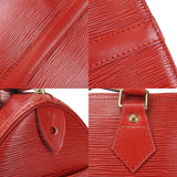 Louis Vuitton Handbag Speedy 25 Castilian Red Epi Leather