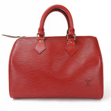 Louis Vuitton Handbag Speedy 25 Castilian Red Epi Leather